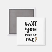 私と結婚してくれますか マグネット (正面/裏面)