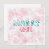 私と結婚してくれますか？愛する人 ノートカード (正面/裏面)