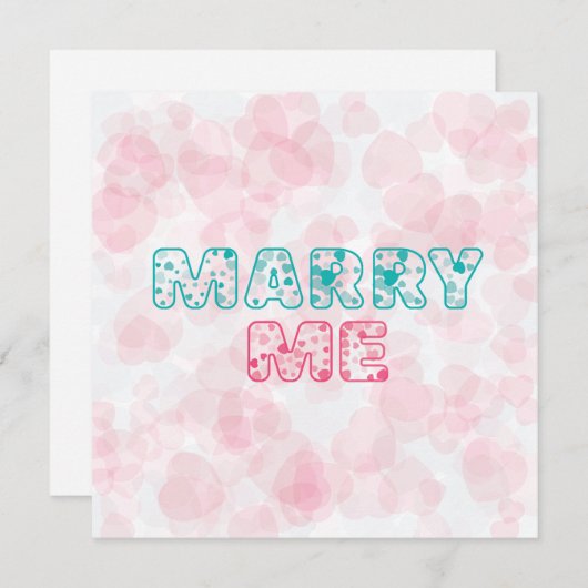 私と結婚してくれますか？愛する人 ノートカード (正面/裏面)