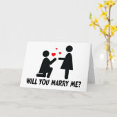 『私と結婚してくれるかな、膝の女と女』 カード (黄色い花)