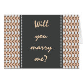 「私と結婚してくれる?」;ダ素朴イヤモンドベージュ (正面横)