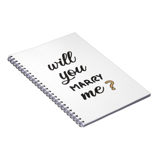 私と結婚してくれる？ ノートブック (右側)