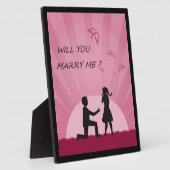 私と結婚してくれる？ フォトプラーク (側面)