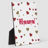 私と結婚してくれる？ フォトプラーク (側面)