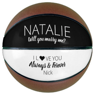 私と結婚してくれる？プロポーズスポーツ バスケットボール