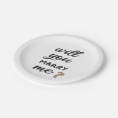 私と結婚してくれる？ ペーパープレート (アングル)