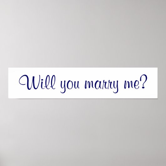 私と結婚してくれる？ ポスター (正面)