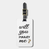 私と結婚してくれる？ ラゲッジタグ (正面縦)