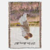 私と結婚してくれる？提案写真 スローブランケット (正面縦)