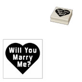 私と結婚してくれる?提案書 ラバースタンプ (押印)