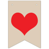 私と結婚してくれる？結婚の提案 – カーキカラー バンティングフラッグ (第1の旗)