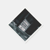 私と結婚してくれる?結婚の申し出ロマンチック スタンダードカクテルナプキン (角)