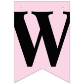 私と結婚してくれる？結婚の申し込み – ピンク色 バンティングフラッグ (第2の旗)