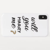 私と結婚してくれる？ Case-Mate iPhoneケース (裏面(横))