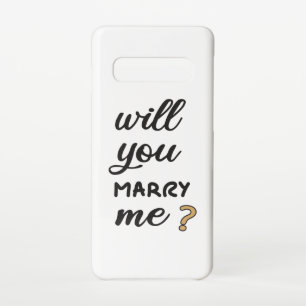 私と結婚してくれる？ SAMSUNG GALAXY S10ケース
