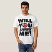 私と結婚してくれる？ Tシャツ (正面フル)