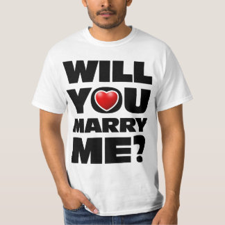 私と結婚してくれる？ Tシャツ