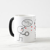 私と結婚して下さい モーフィングマグカップ (正面左)
