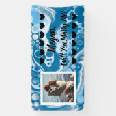 私と結婚して名前をカスタムする 横断幕 (縦)