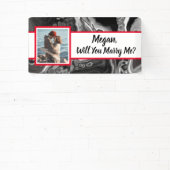 私と結婚して名前をカスタムする 横断幕 (インサイチュ)