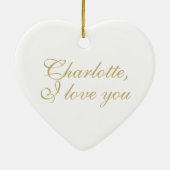 私と結婚して金ゴールドカスタムの提案 セラミックオーナメント (裏面)