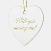 私と結婚して金ゴールドカスタムの提案 セラミックオーナメント (左)