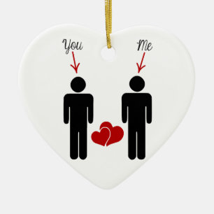 私と結婚しますか。 セラミックオーナメント