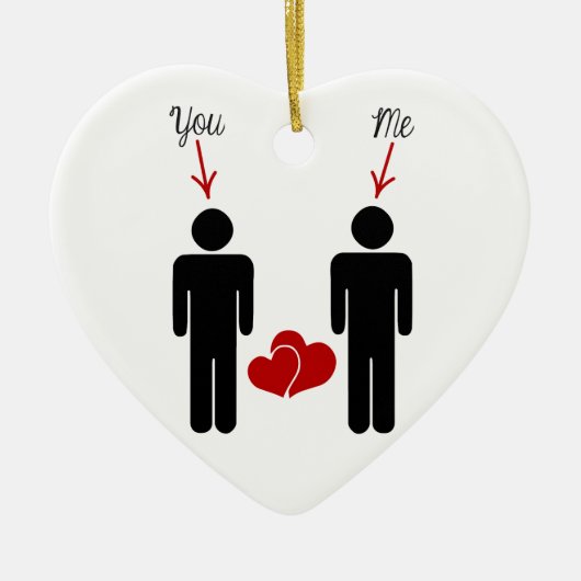 私と結婚しますか。 セラミックオーナメント (正面)