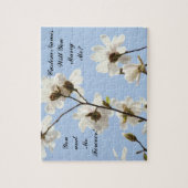 私と結婚しますか。 提案のパズルの青のマグノリア ジグソーパズル (縦)