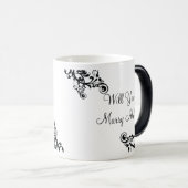 私と結婚しますか。 隠されたメッセージの華麗さのマグ モーフィングマグカップ (正面右)