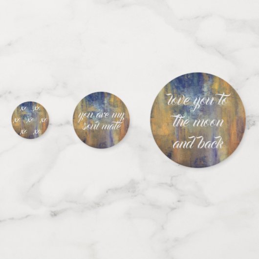 私と結婚しますか。 dalDesignNZによるテーブルの紙吹雪 コンフェッティ (裏面)