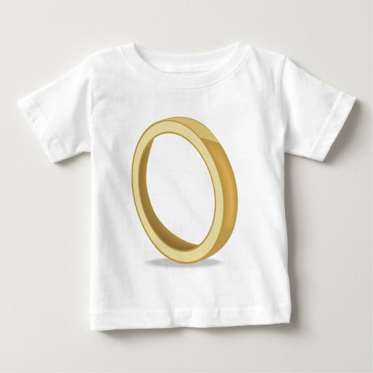 私と結婚します ベビーTシャツ (正面)