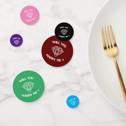 私と結婚するかアールデコ文字ネオンダイヤモンド コンフェッティ (グループ)