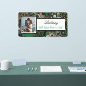 私と結婚する名前をカスタムする提案バナー 横断幕 (トレードショー)