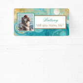 私と結婚する名前をカスタムする提案バナー 横断幕 (インサイチュ)