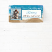 私と結婚する名前をカスタムする提案バナー 横断幕 (インサイチュ)