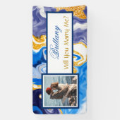 私と結婚する名前をカスタムする提案バナー 横断幕 (縦)