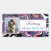 私と結婚する名前をカスタムする提案バナー 横断幕 (横)