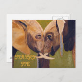 私と結婚 ポストカード (正面/裏面)