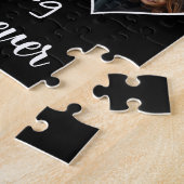 私と結婚?六つの写真テンプレート案 ジグソーパズル (側面)