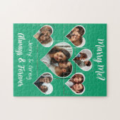 私と結婚？六つの写真テンプレート案 ジグソーパズル (横)