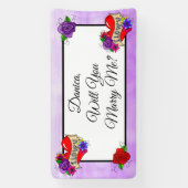 私と結婚 |提案書バナー 横断幕 (縦)