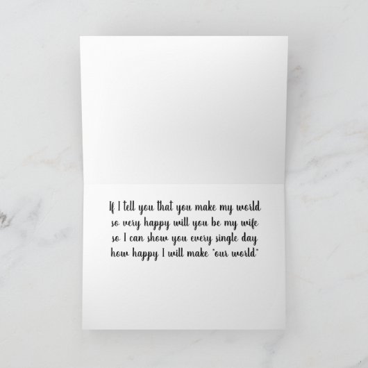 ***私と結婚***私たちの人生がどれほど幸せになるかを見せなさい シーズンカード (内部)