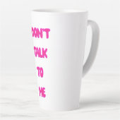 私と話さないで カフェラテマグ (右アングル)