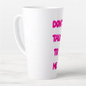 私と話さないで カフェラテマグ (左アングル)