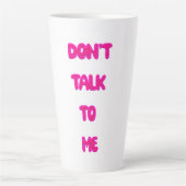 私と話さないで カフェラテマグ (正面)