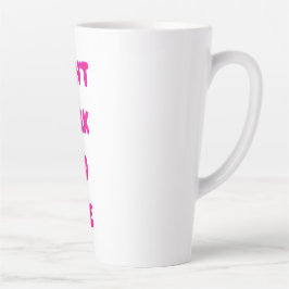 私と話さないで カフェラテマグ