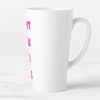 私と話さないで カフェラテマグ