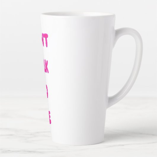 私と話さないで カフェラテマグ (右)