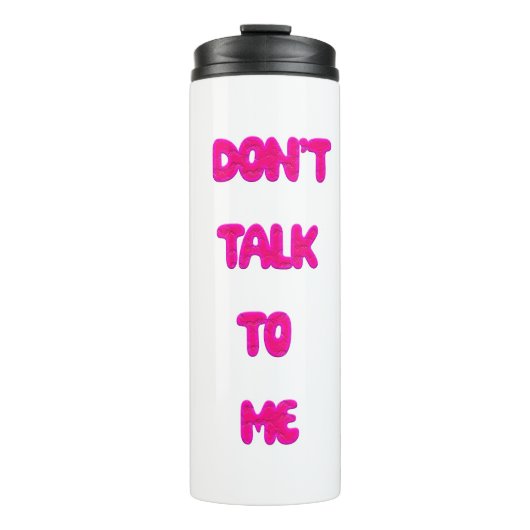 私と話さないで タンブラー (正面)